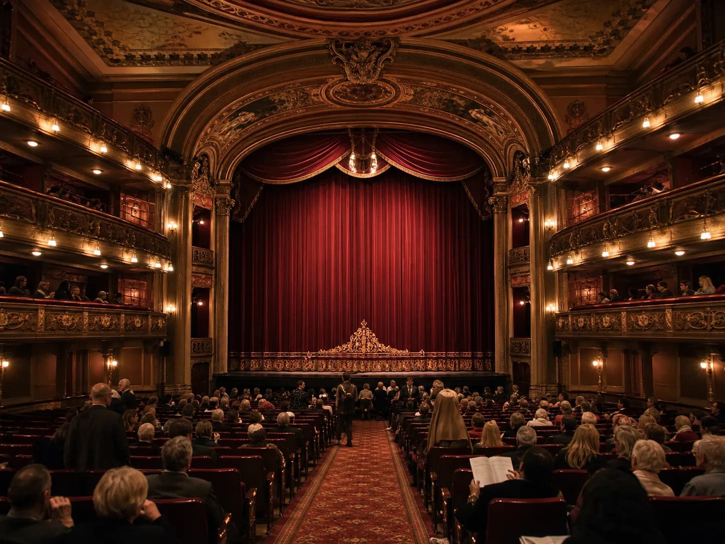 Illustrative image of an audience inside a theater